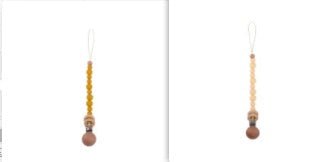 Beech & Silicone Dummy / Pacifier Clip - Baby&More