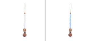 Beech & Silicone Dummy / Pacifier Clip - Baby&More