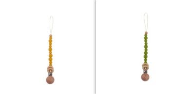 Beech & Silicone Dummy / Pacifier Clip - Baby&More