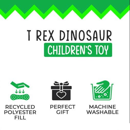 Best Years - Knitted T - Rex Dinosaur Soft Toy - Green - Baby&More