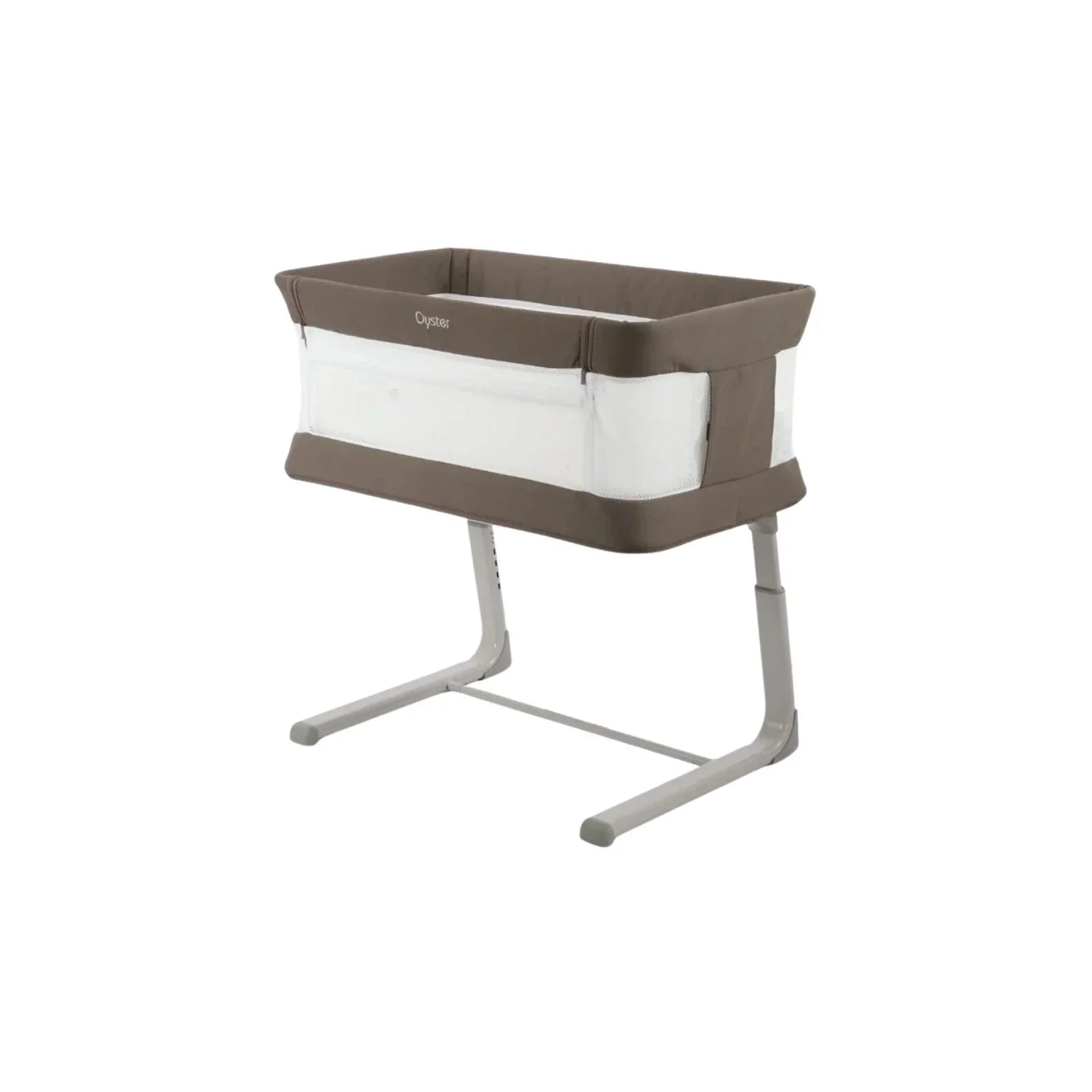Oyster Wiggle Crib Co-Sleeper - Mink