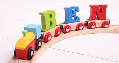 Big Jigs Wooden Rail Name Letters - Baby&More