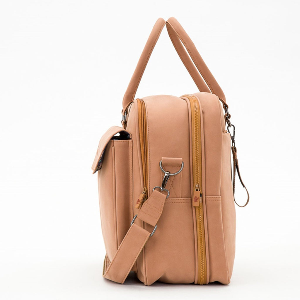 Bizzi Growin Baby Travel Crib Changing Bag POD ® - Vegan Leather - Baby&More