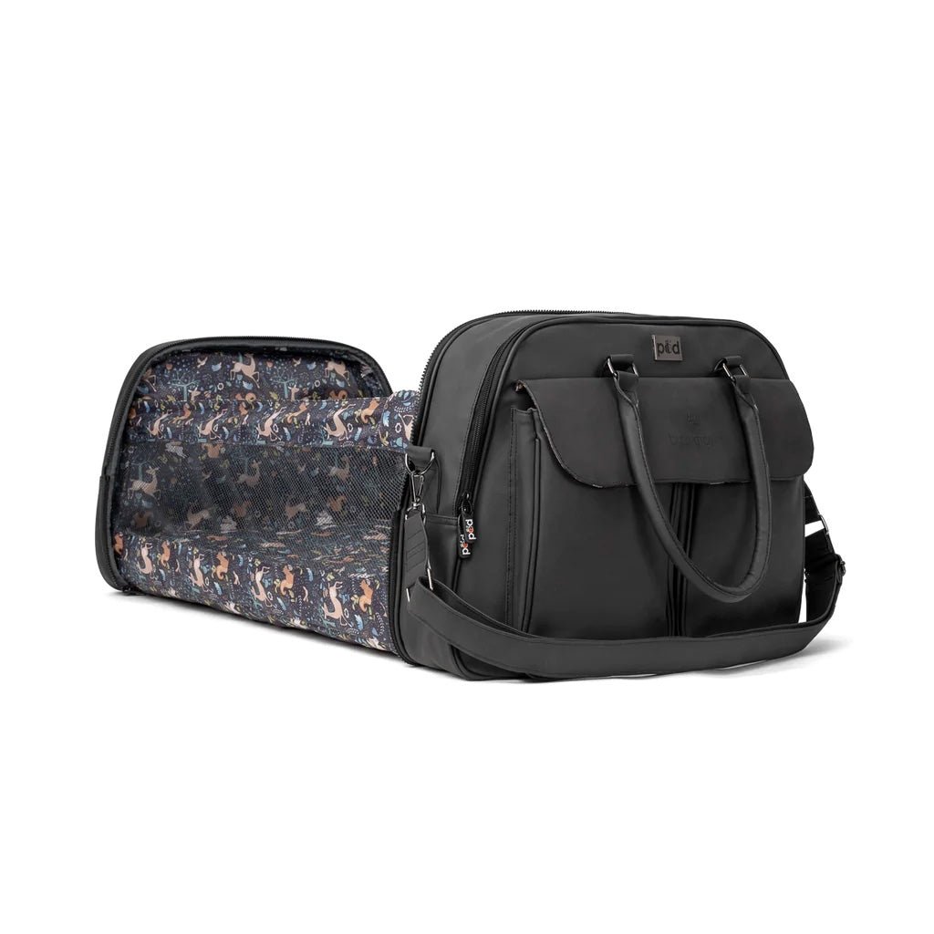 Bizzi Growin Baby Travel Crib Changing Bag POD ® - Vegan Leather - Baby&More