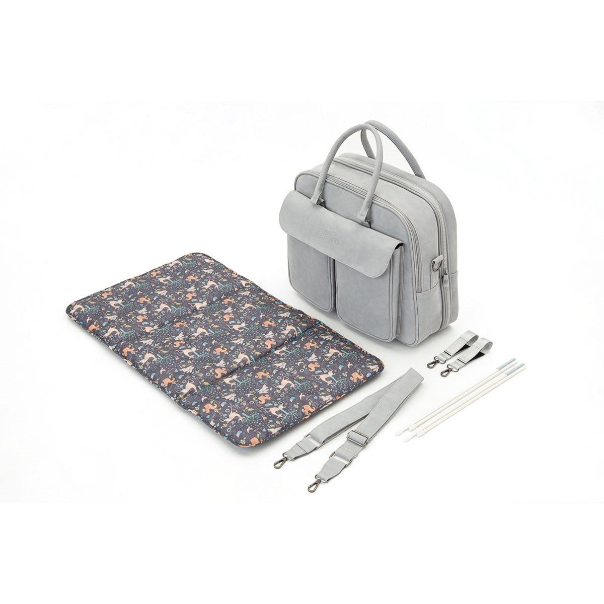 Bizzi Growin Baby Travel Crib Changing Bag POD ® - Vegan Leather - Baby&More