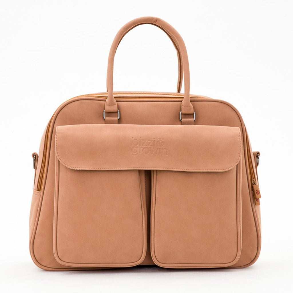 Bizzi Growin Baby Travel Crib Changing Bag POD ® - Vegan Leather - Baby&More