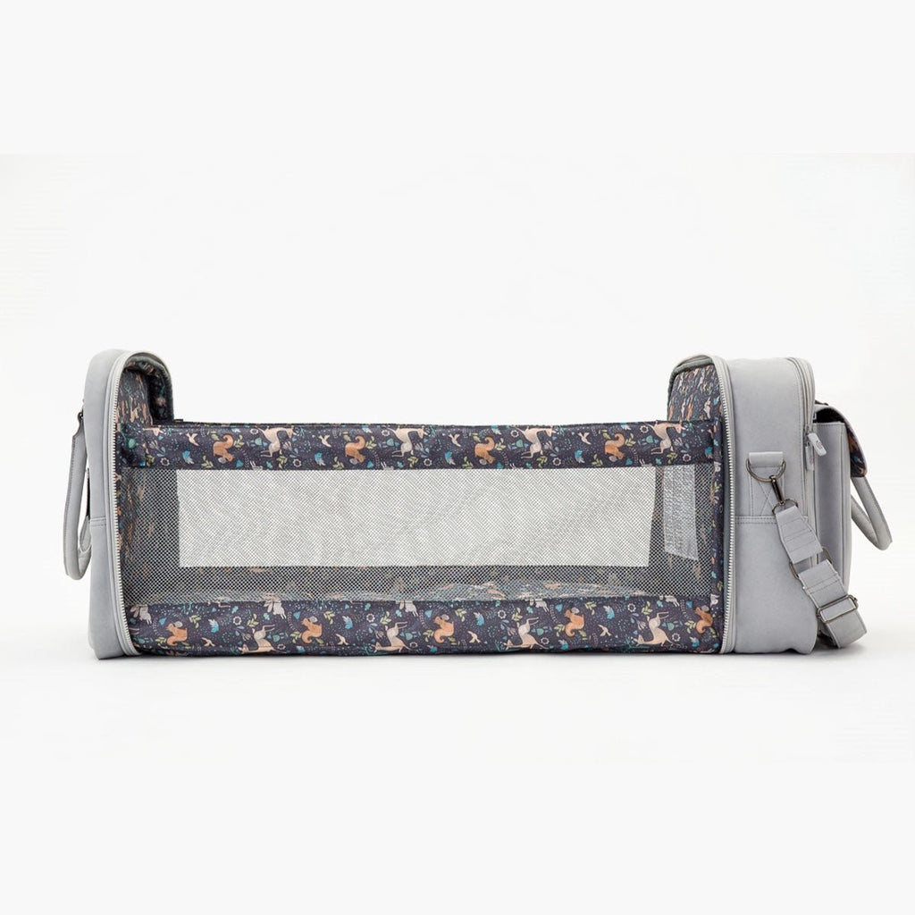 Bizzi Growin Baby Travel Crib Changing Bag POD ® - Vegan Leather - Baby&More