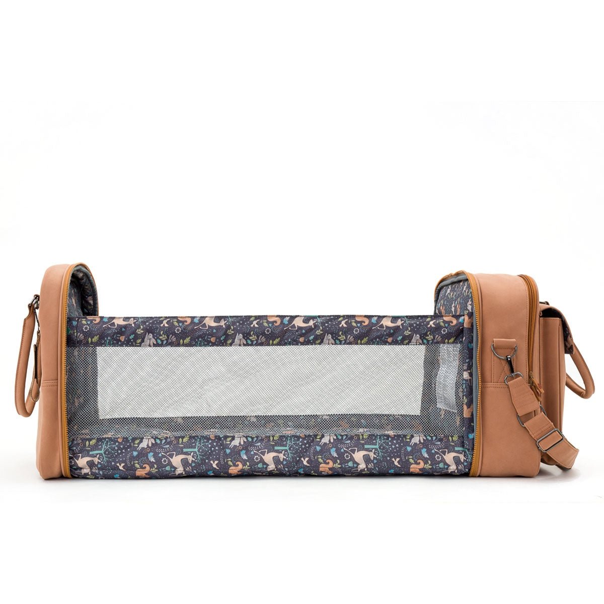 Bizzi Growin Baby Travel Crib Changing Bag POD ® - Vegan Leather - Baby&More