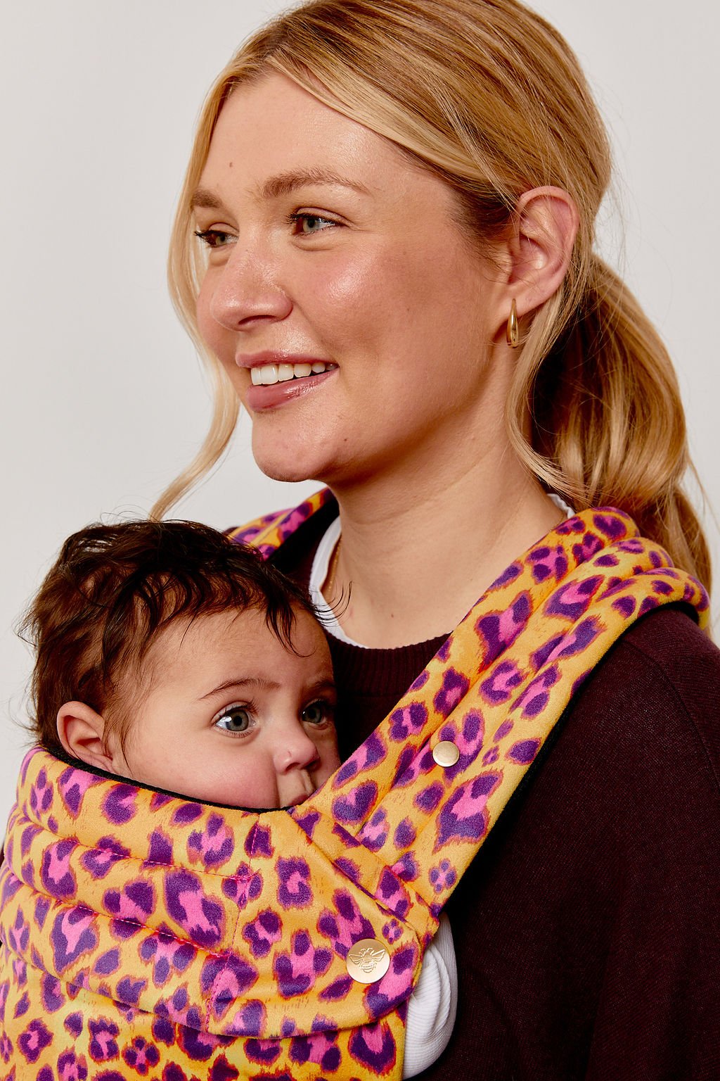 Bizzi Growin Nomad Air Animal Print Baby Carrier - Crazy Cat - Baby&More
