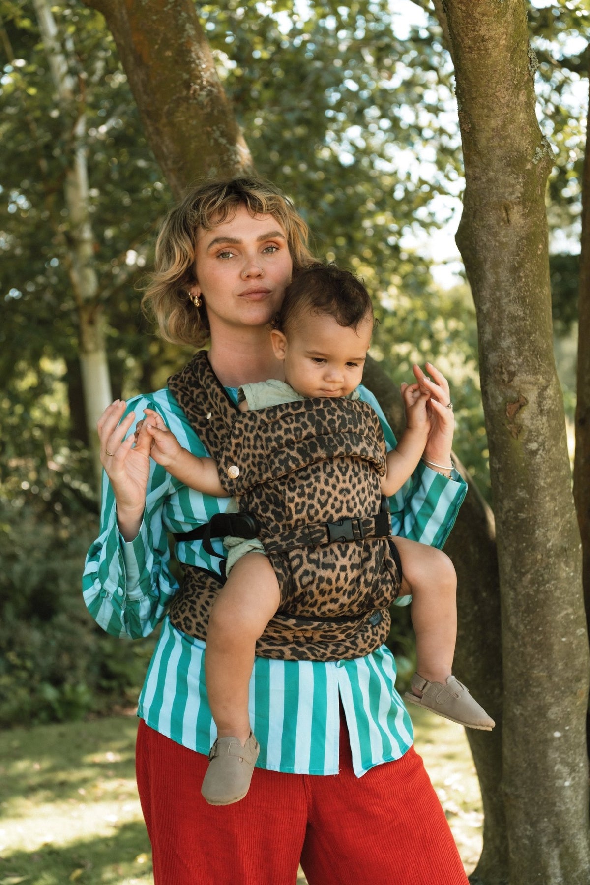 Bizzi Growin Nomad Air Animal Print Baby Carrier - Savannah - Baby&More