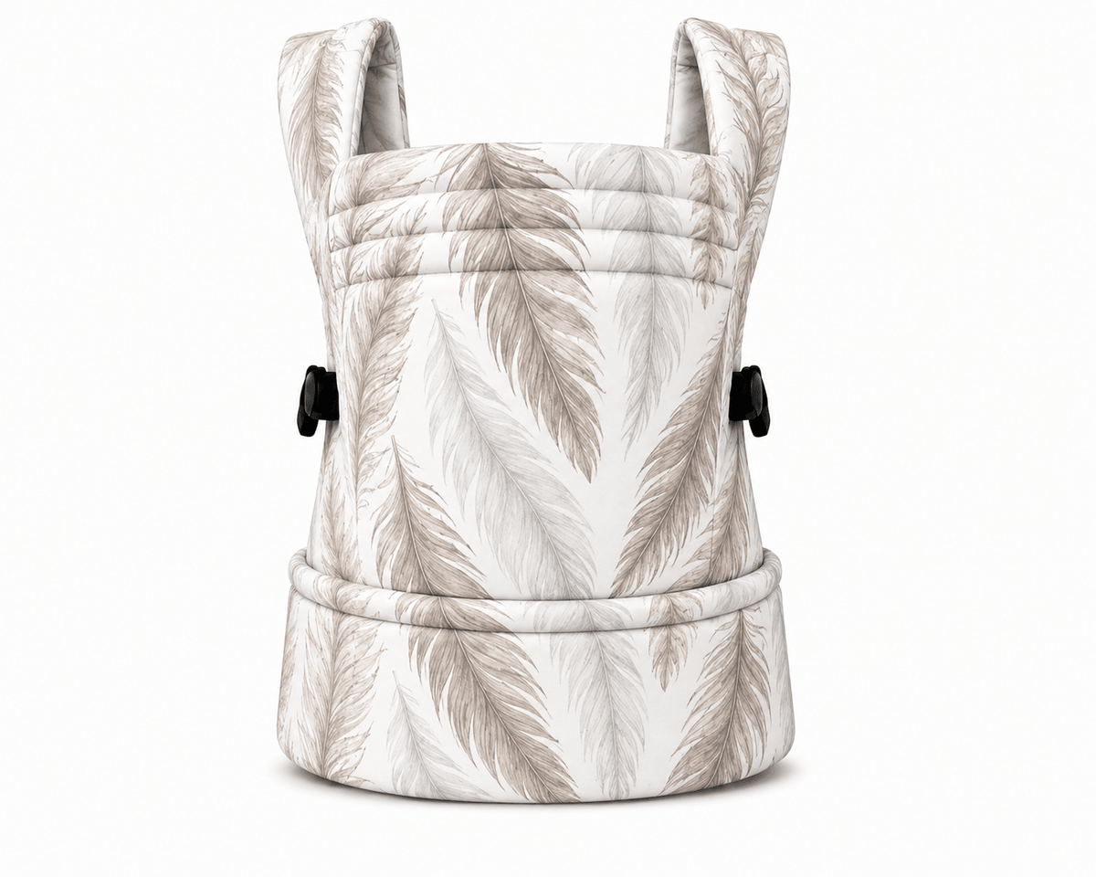 Bizzi Growin Nomad Pure Organic Baby Carrier - Feather Haze - Baby&More