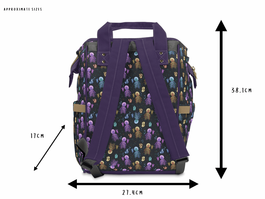 Green Cheeks Baby Changing Backpack - Squidding Around