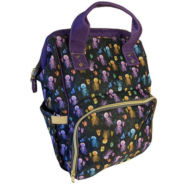 Green Cheeks Baby Changing Backpack - Squidding Around