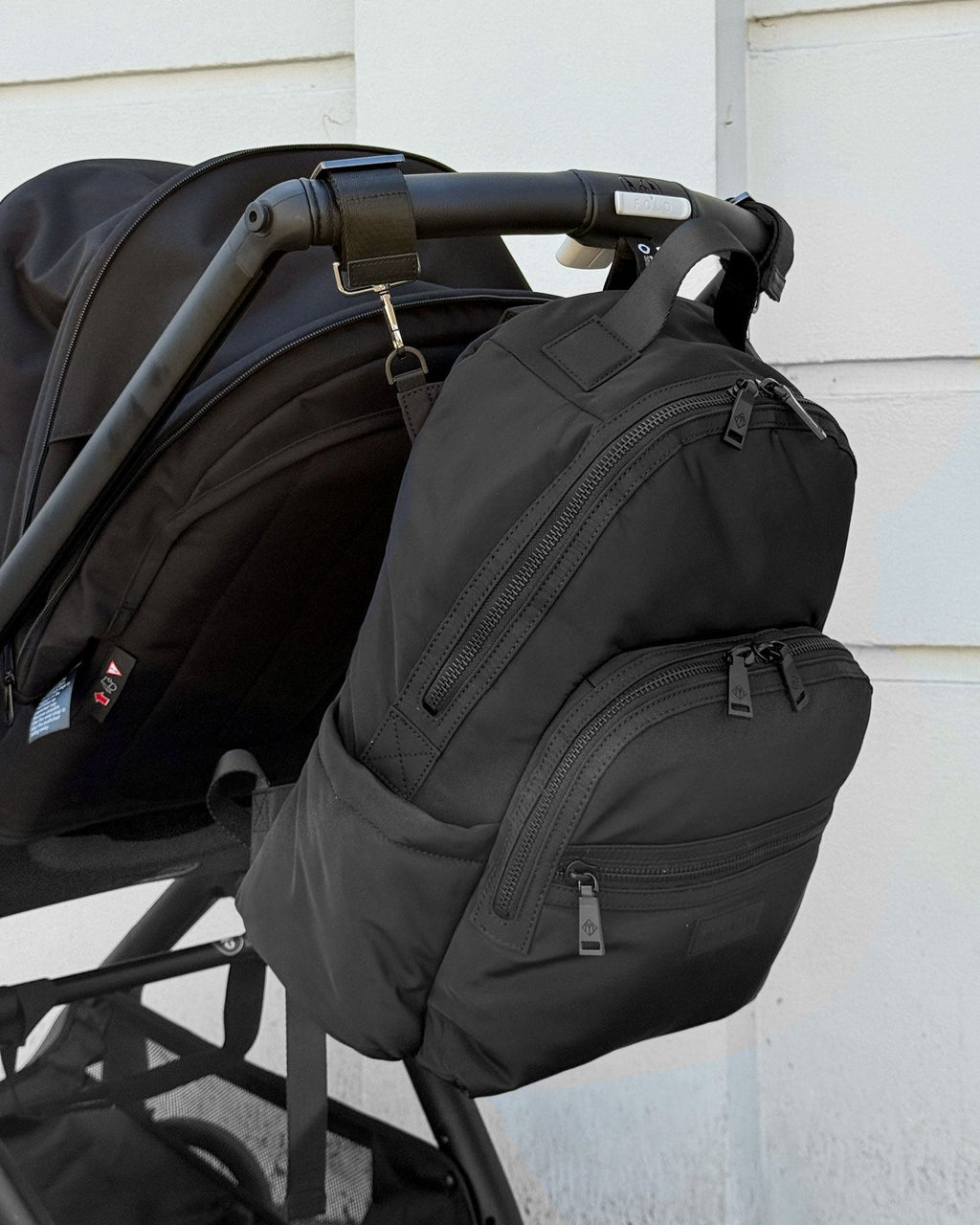 Tiba+Marl Elwood 2.0 Changing Backpack Black Woven