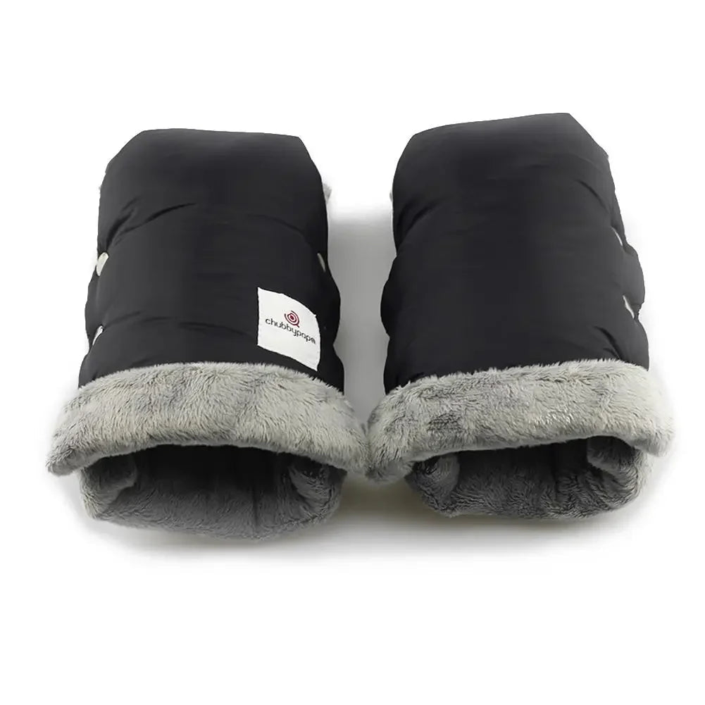 Black Waterproof Gloves / Mittens for Pushchair - Pair - Baby&More