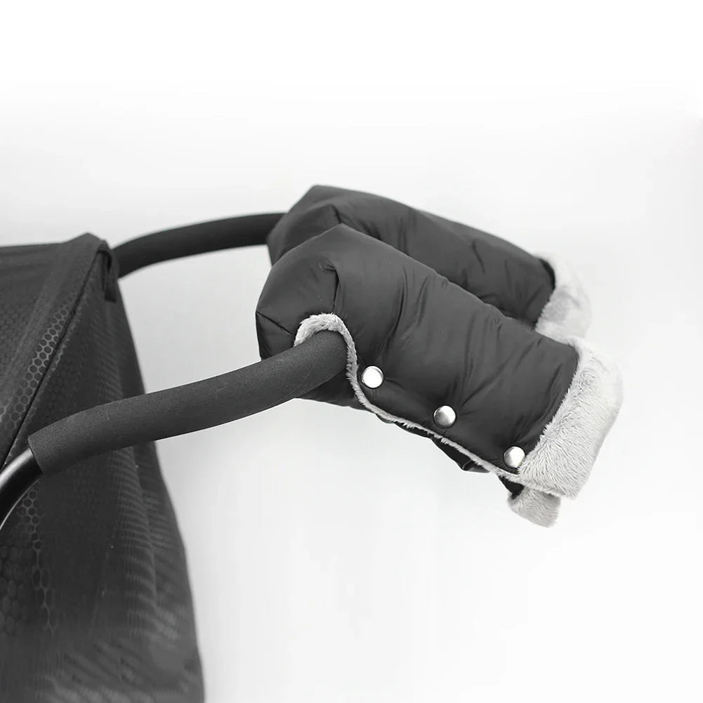 Black Waterproof Gloves / Mittens for Pushchair - Pair - Baby&More