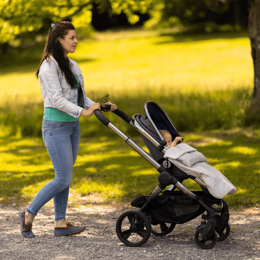 BlinkyWarm - Universal All Season Buggy Rain Cover / Footmuff - Silver - Baby&More