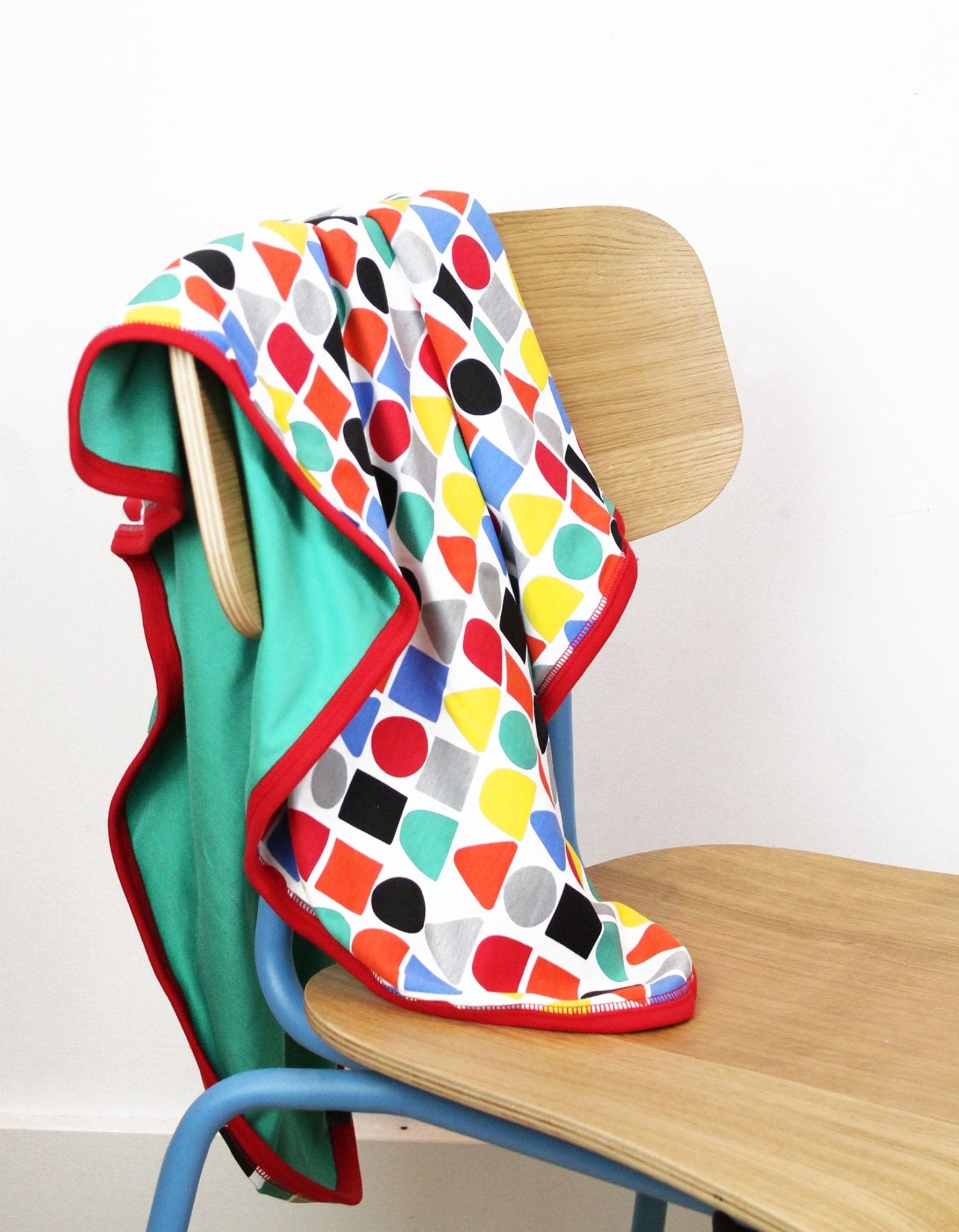 Toby Tiger Organic Blanket - Multi Building Block