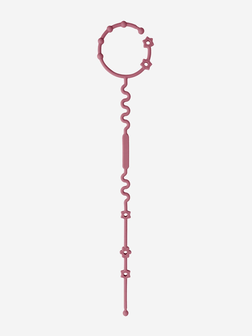 Bloom Bambini Adjustable Teether and Pacifier Clip - Pink - Baby&More