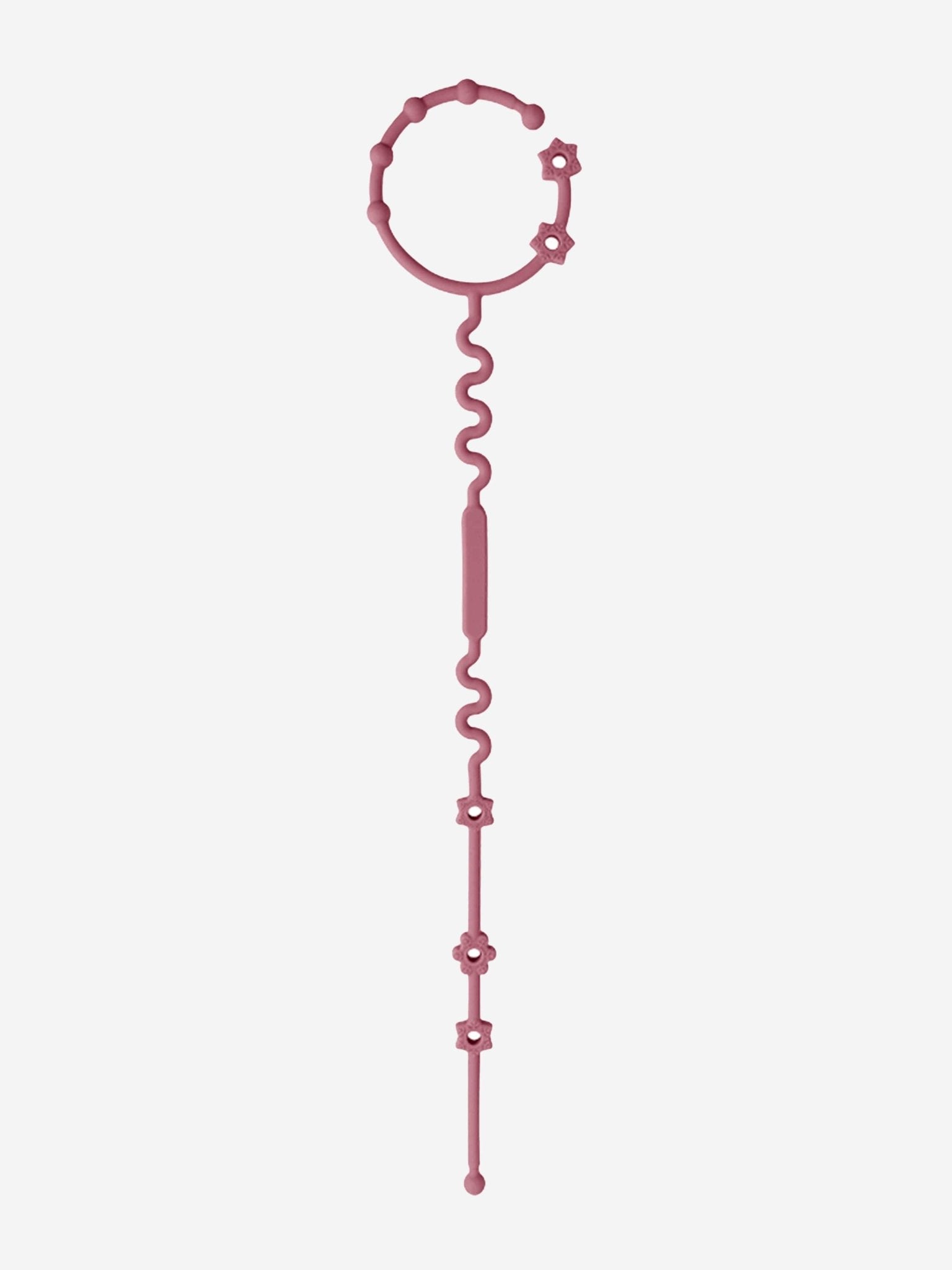 Bloom Bambini Adjustable Teether and Pacifier Clip - Pink - Baby&More