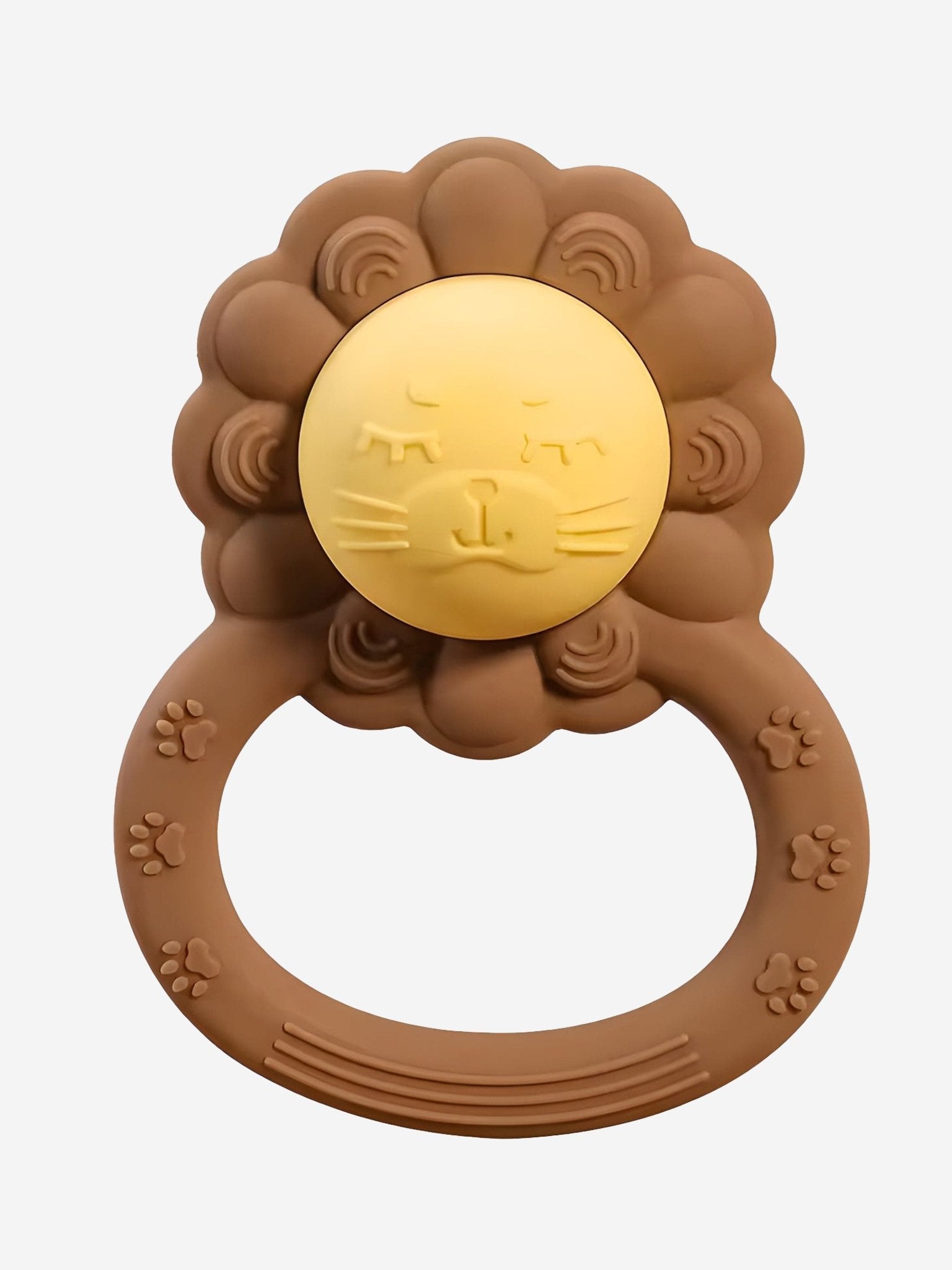 Bloom Bambini Baby Lion Rattle Teether - Brown - Baby&More