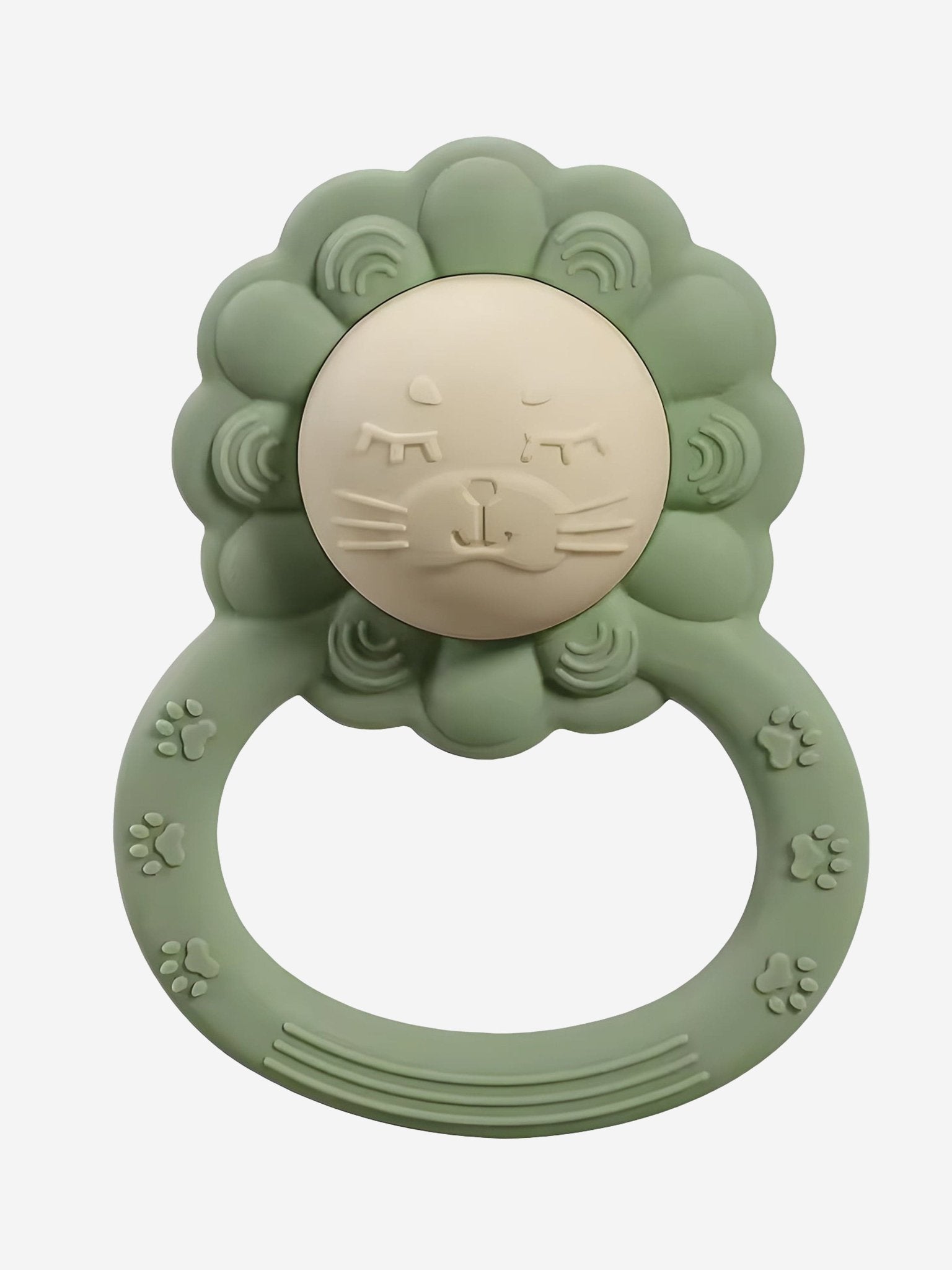 Bloom Bambini Baby Lion Rattle Teether - Green - Baby&More