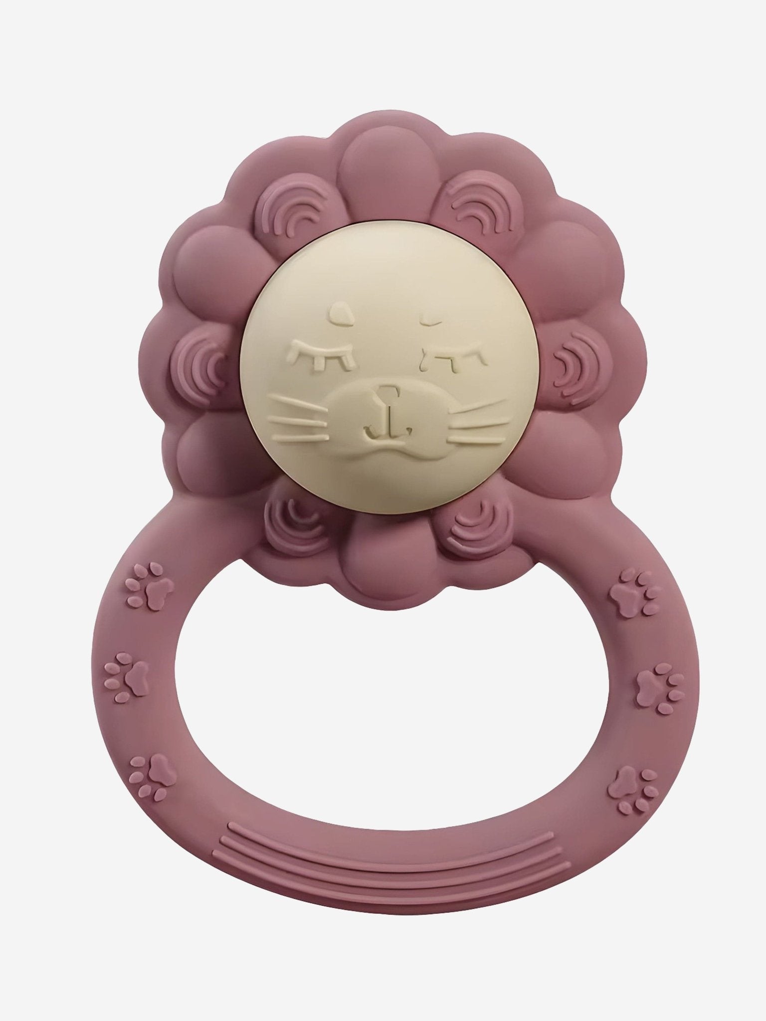 Bloom Bambini Baby Lion Rattle Teether - Pink - Baby&More
