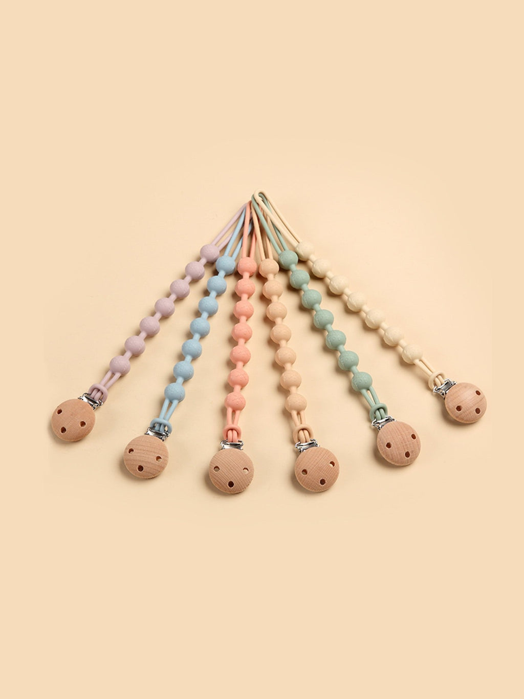 Bloom Bambini Baby Pacifier Clip and Teether in Green - Baby&More