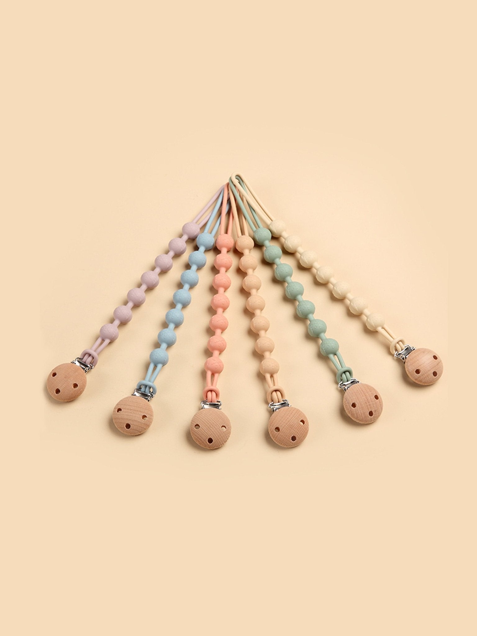 Bloom Bambini Baby Pacifier Clip and Teether in Green - Baby&More