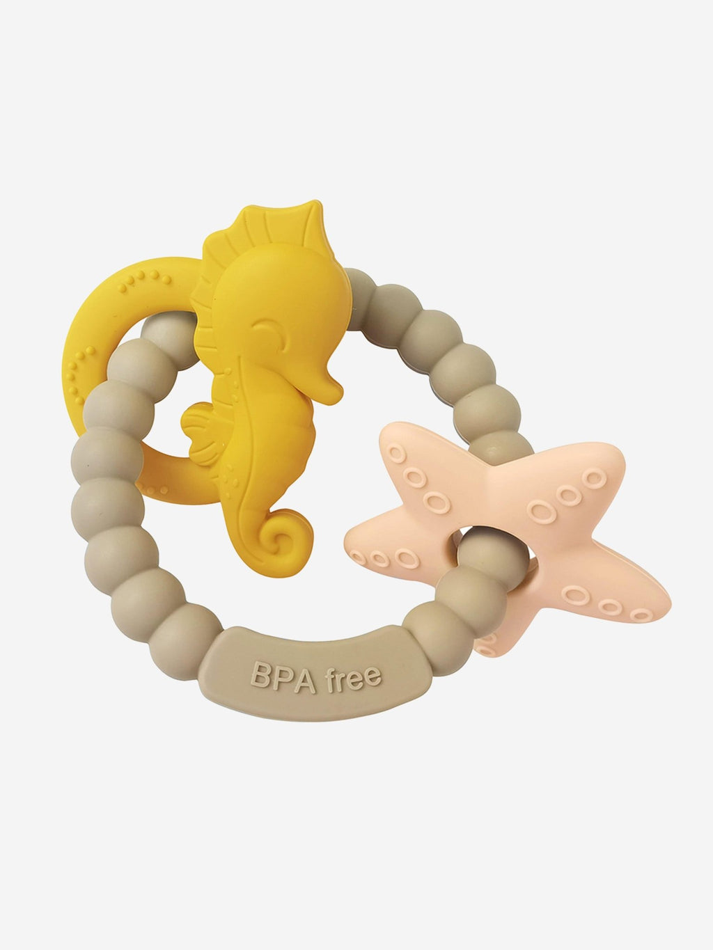 Bloom Bambini Baby Seahorse and Starfish Teether - Brown - Baby&More