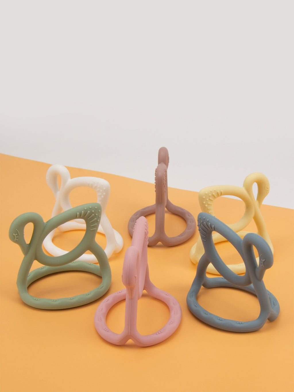 Bloom Bambini Baby Swan Teether - Blue - Baby&More