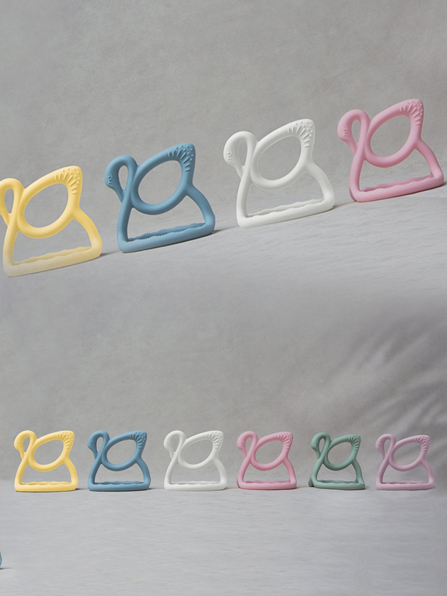 Bloom Bambini Baby Swan Teether - Blue - Baby&More