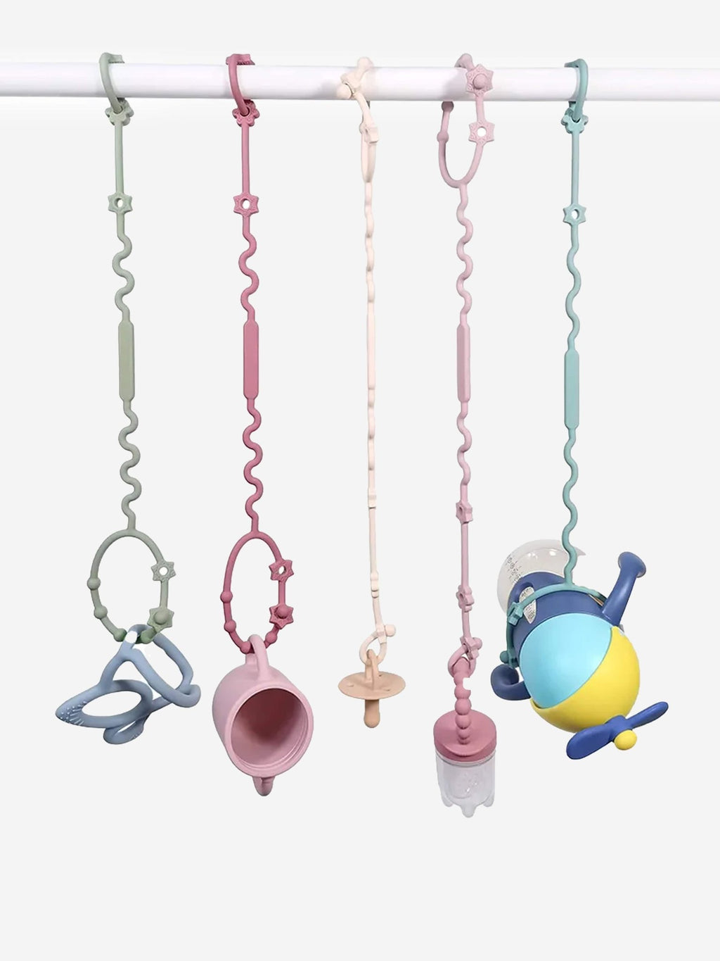 Bloom Bambini Teether and Dummy / Pacifier Clip - Purple - Baby&More