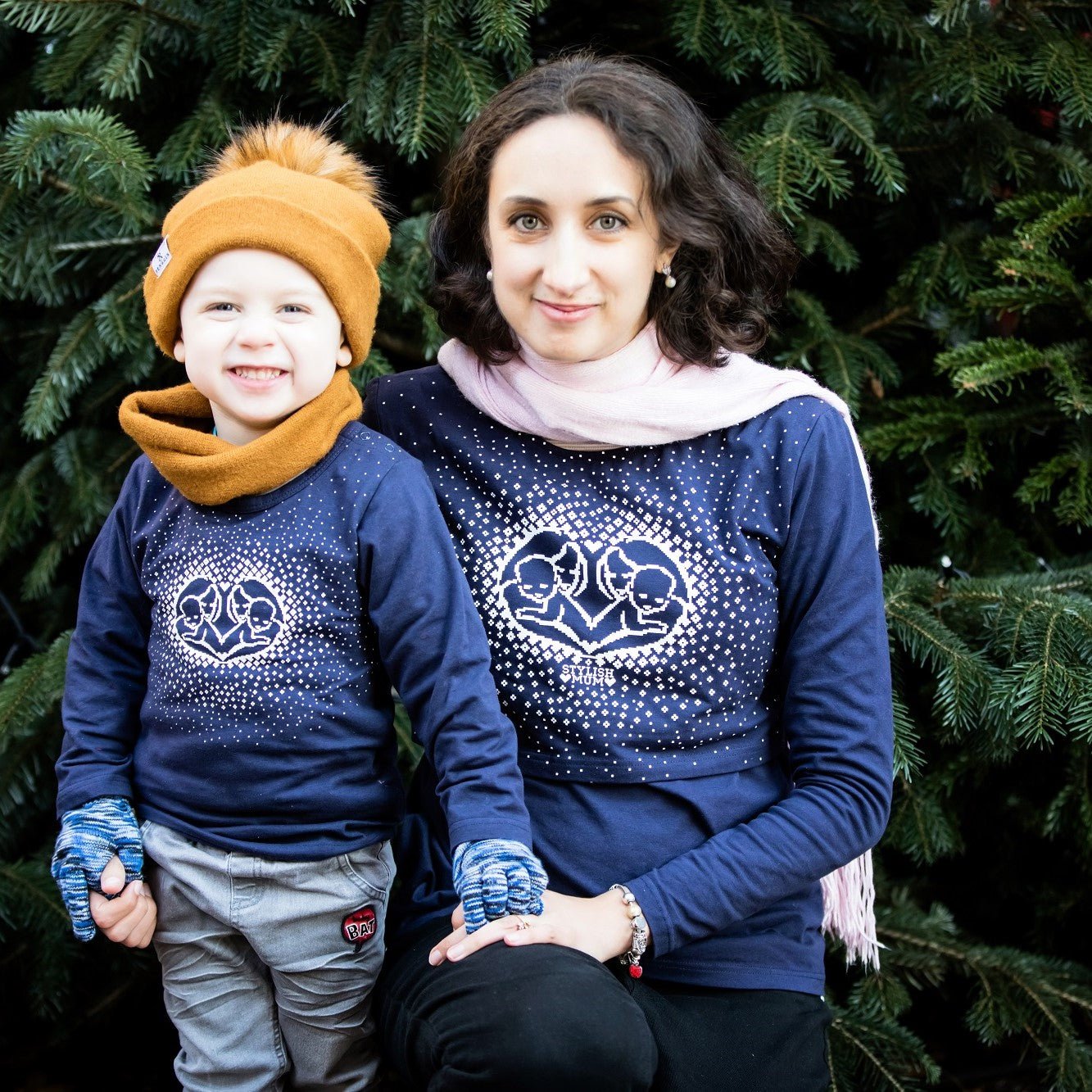 Milkymoon Child's Long Sleeved T-Shirt - Blue Heart