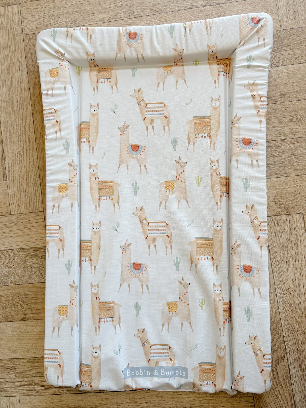 Bobbin and Bumble Standard Changing Mat - Alpacas - Baby&More