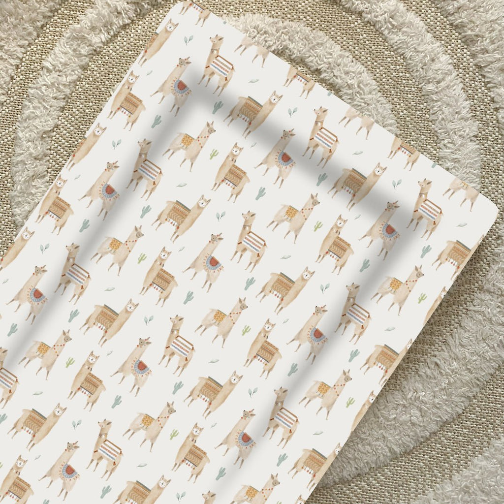 Bobbin and Bumble Standard Changing Mat - Alpacas - Baby&More