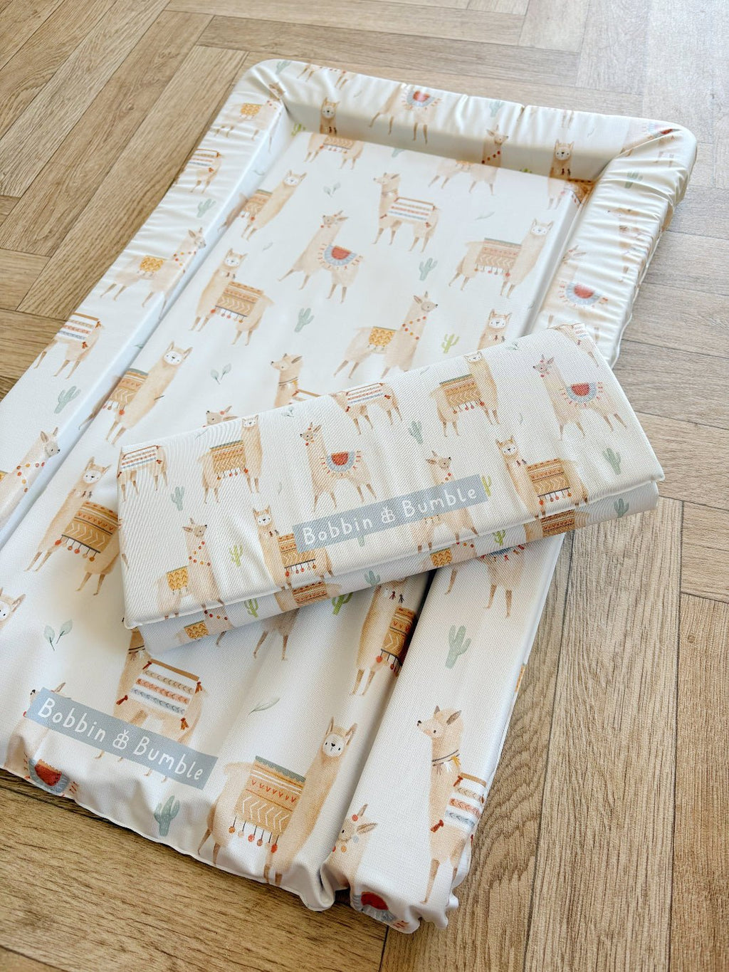 Bobbin and Bumble Standard Changing Mat - Alpacas - Baby&More