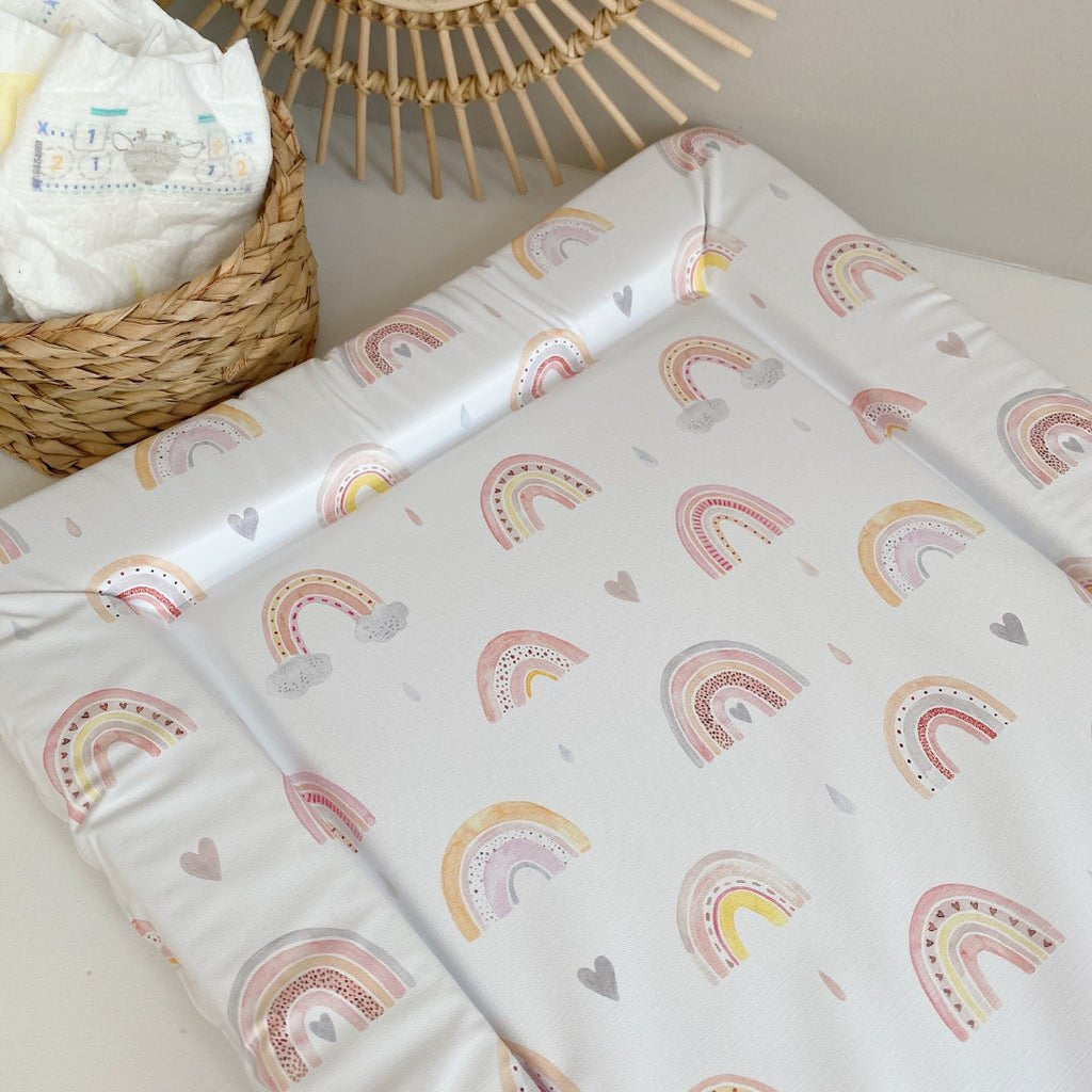 Bobbin and Bumble Standard Changing Mat - Beau Rainbow Print - Baby&More