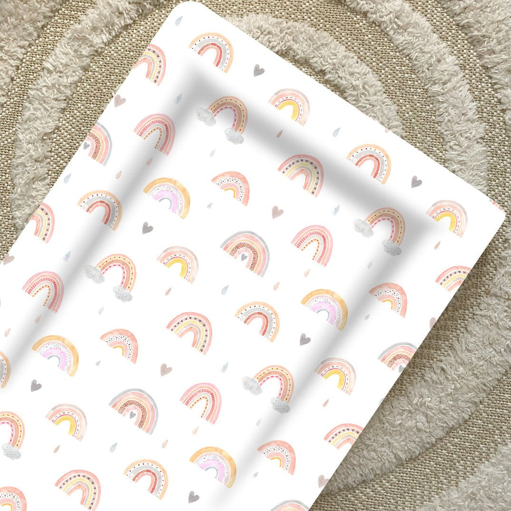 Bobbin and Bumble Standard Changing Mat - Beau Rainbow Print - Baby&More