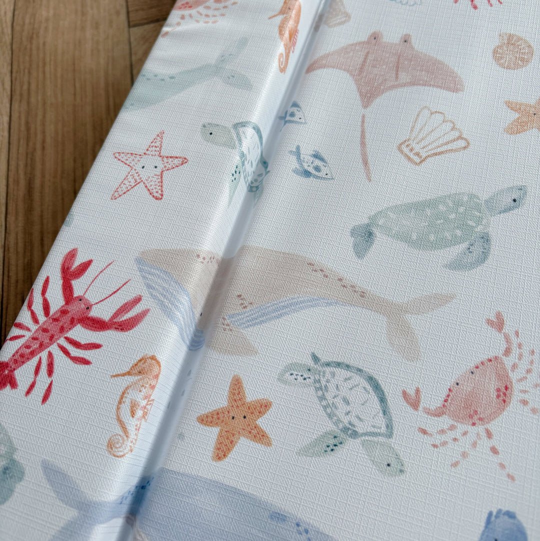 Bobbin and Bumble Standard Changing Mat - Deep Blue Sea - Baby&More