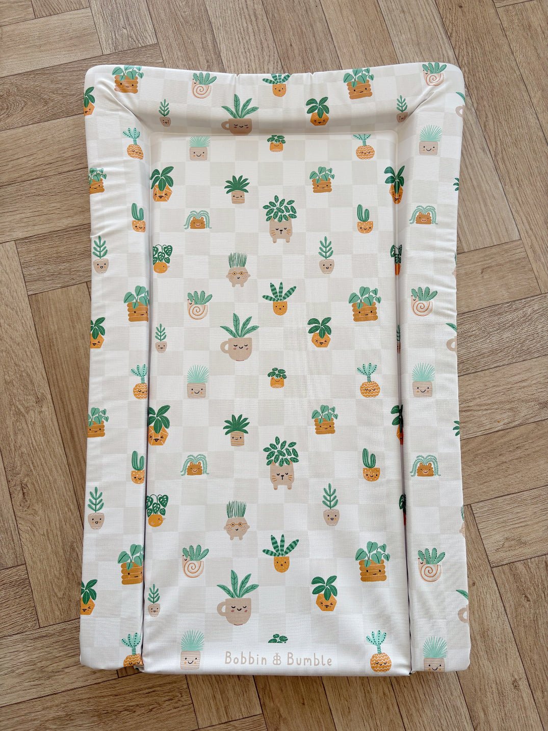 Bobbin and Bumble Standard Changing Mat - Pot Plants - Baby&More