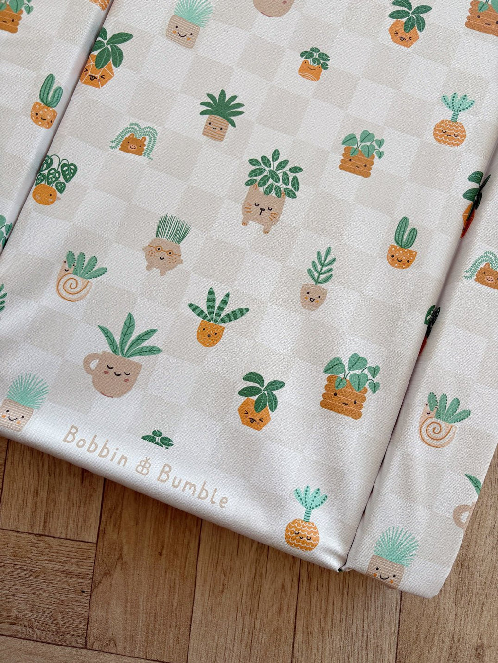 Bobbin and Bumble Standard Changing Mat - Pot Plants - Baby&More