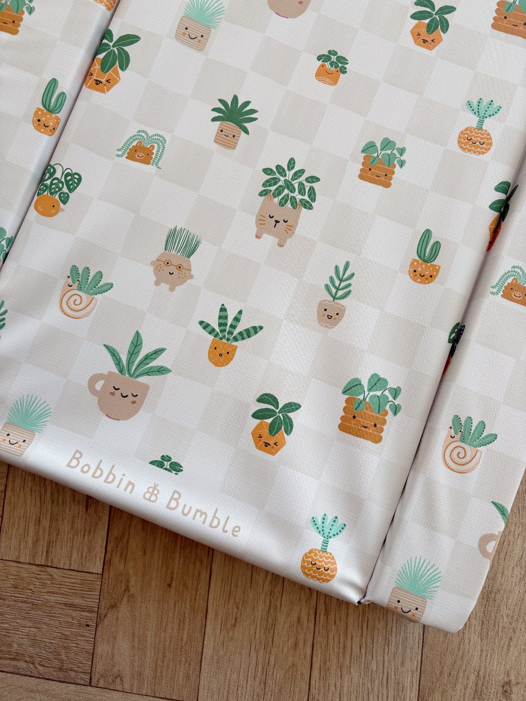 Bobbin and Bumble Standard Changing Mat - Pot Plants - Baby&More