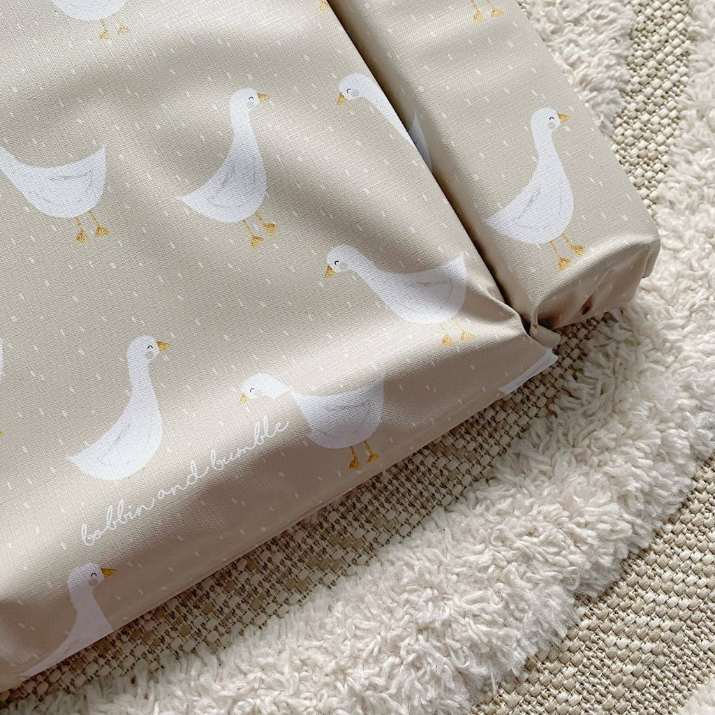 Bobbin and Bumble Standard Changing Mat - Splash Goose Print - Baby&More