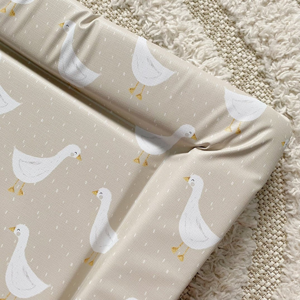 Bobbin and Bumble Standard Changing Mat - Splash Goose Print - Baby&More