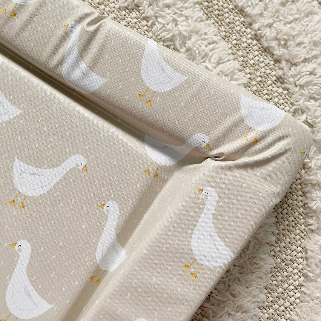 Bobbin and Bumble Standard Changing Mat - Splash Goose Print - Baby&More