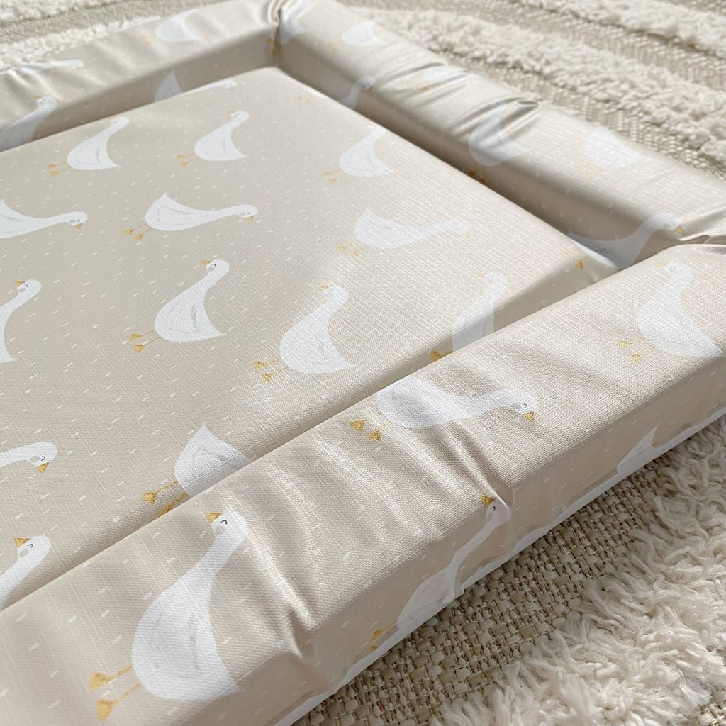 Bobbin and Bumble Standard Changing Mat - Splash Goose Print - Baby&More
