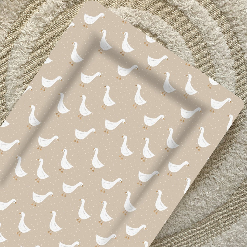 Bobbin and Bumble Standard Changing Mat - Splash Goose Print - Baby&More