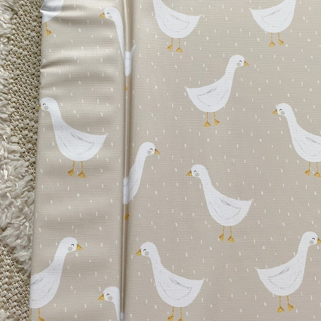 Bobbin and Bumble Standard Changing Mat - Splash Goose Print - Baby&More