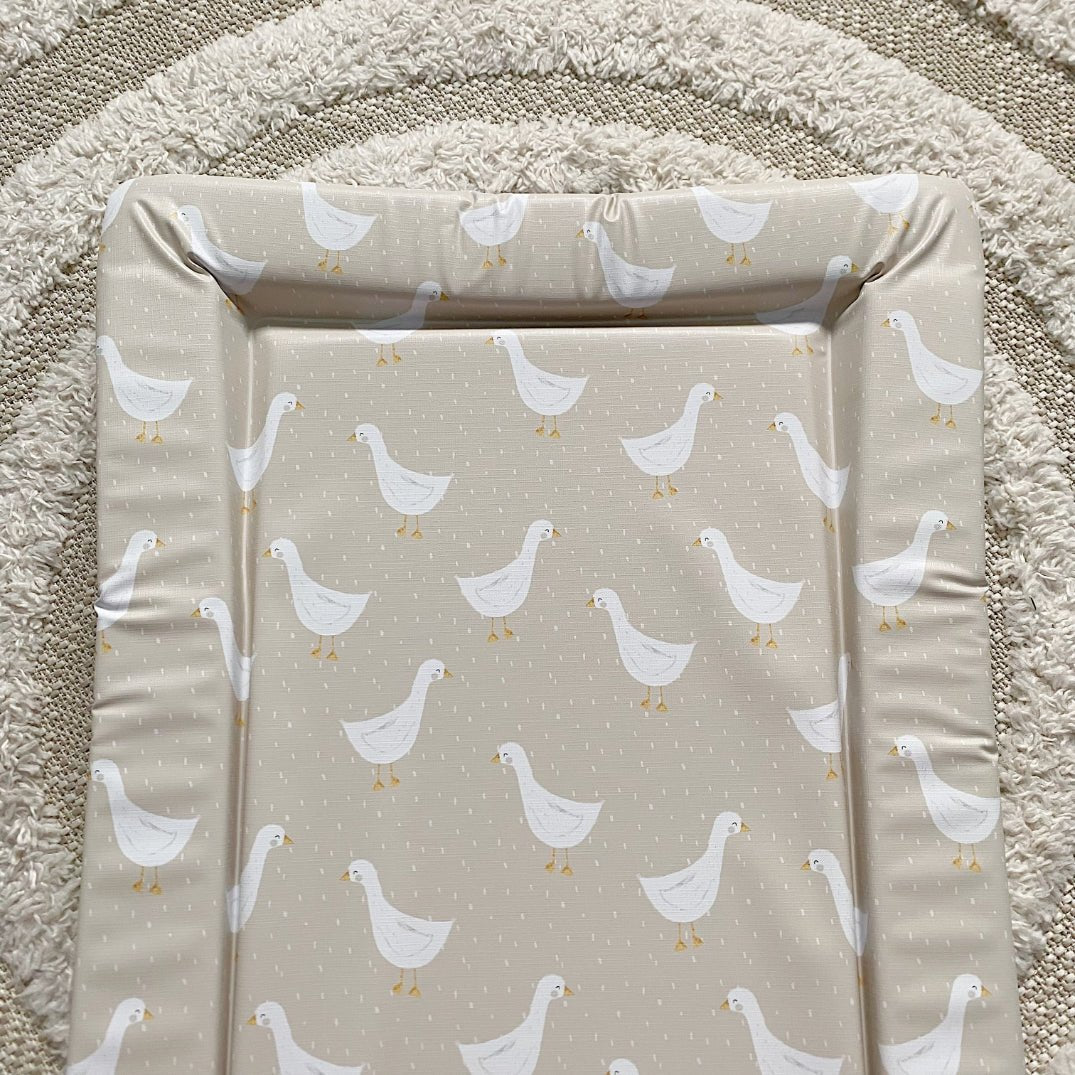 Bobbin and Bumble Standard Changing Mat - Splash Goose Print - Baby&More